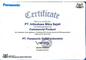 Certificate Authorized Panasonic
